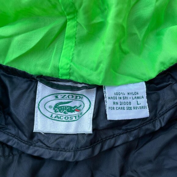 90s Izod Lacoste Hooded Anorak - Picture 4 of 6